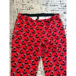 MARC CAIN Red Skunk Print Dress Ankle Pants Size N4 / US 8 Photo 11