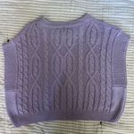Boutique Purple Sweater Vest Photo 6