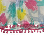 Mud Pie Womens Cover Up Top Size Medium Beach Lake Swimwear Colorful Pastels Photo 3