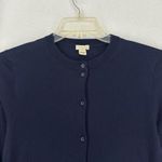 J.Crew  Caryn Cardigan Button Womens Medium Blue Photo 1
