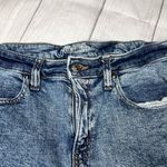 Wild Fable High Rise Short Jean Blue Denim Raw Hem Cotton Stretch Sz 12 31R Photo 2