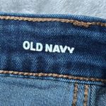 Old Navy  Power Slim Straight Blue Jeans Womens 6 Distressed Mid Rise Rips Casual Photo 4