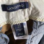 Lands' End Fit 2 Straight Leg Khaki Chino Pants sz 14 khaki preppy teachercore Photo 7