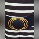 Brooks Brothers 346 Navy Blue White Striped A-Line Pleated Nautical Dress Sz 8 Photo 10