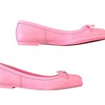 Christian Louboutin NEW Mamadrague Napa Bow Ballerina Flats size 39 Pink Photo 4