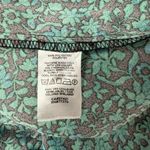 Ann Taylor Teal Floral Long Sleeve Dress Photo 3