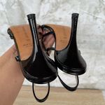 Luciano Padovan Patent leather slingback dress heel size 39/8.5 Black Photo 13