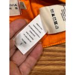 Alice + Olivia  Tangerine Carli V-Neck Denim Crop Top size 2 (US XS ) Photo 8