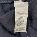 Chico's NWT crop pants womens Small So Slimming Brigitte Eyelet hem basic black Photo 6