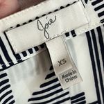 Joie  • Black White Geometric Shaped Pattern Blouse Photo 3