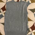 Green and grey 100% cotton argyle sweater vest. Dark academia, Rory Gilmore vibe Gray Size 4 Photo 3