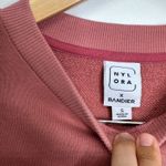 NYLORA X BANDIER Sweater Lovette Sweatshirt Dusty Pink Size Small Pink Photo 3