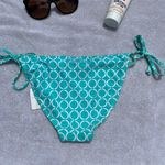 Body Glove Teal and white side tie bikini bottoms small petite NWT Photo 8