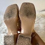 Jeffrey Campbell  Bubblegum Platform Sandal Shiny Nude Rubber Sandals Size 10 Photo 4