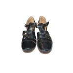 Clarks  Artisan Ciera Gull Black Leather T-Strap Gladiator Heels 8.5M Photo 2