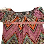 Winwin  Geometric Lace Half Sleeve Tunic Photo 5