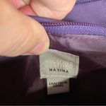 wilson's leather Y2K Wilson leather maxima deep purple plum suede leather shoulder bag 8.5”x4.75” Photo 4