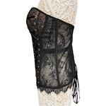 Adore Me Axelle Contour Black Lace Boned Corset – XL NWT Sexy Lingerie Corset Photo 5