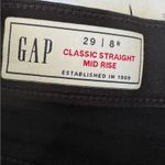 Gap  Black Straight Leg Jeans 29 Classic Fit Photo 4