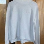 Tommy Hilfiger  Womens Hayana Mock Neck Knit Sweater White Medium EUC Photo 0
