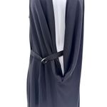 IRO Stellie Draped Belted Sleeveless Black Mini Dress 38 LBD Going Out Party Photo 1