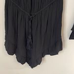 Cotton Candy LA Women's Bell Long‎ Sleeve Romper Off Shoulder Black Size Small Photo 3