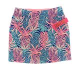 Lilly Pulitzer NEW  Luxletic Monica Skort 17" Tropic Down Low Golf Borealis 4 NWT Photo 2