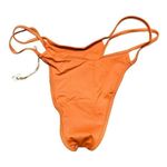 Free People NWT Toast Swim x Signature Open Side Bottom Rust Orange Size Small Photo 4