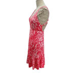 Maaji  Blooming Wild Short Beach Dress Snake Print Red Pink Size Small‎ Photo 7