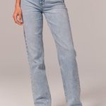 Abercrombie & Fitch Curve Love The 90s Straight Ultra High Rise Jeans Photo 0
