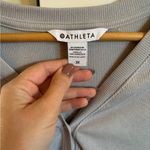 Athleta  Ribbed Uptemp Henley in Gray Size 3X Casual Athletic Cabincore Photo 3