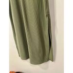 Abercrombie & Fitch Ribbed Midi Tank Dress Bodycon Green Summer Medium Photo 4