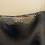 Ralph Lauren EUC Lauren Tate Leather Bag Tote Black Photo 2