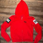 PINK - Victoria's Secret Victoria’s Secret PINK Jacket Women’s Size Large Red/Black/White Photo 0