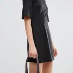 ALDO Oxblood Structured Tote With Faux Snake Detail Photo 6