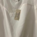 American Eagle White Short Sleeve Blouse Photo 4