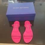 Stuart Weitzman 💕💕 Sawyer Slide Dual-Band Jelly Flat Sandals in Orchid ~ 8 NWT Photo 7
