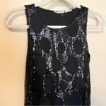 Red Dress Boutique Black Sequin Tank Mini Dress Photo 2