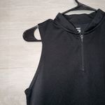 Three Sixty Six Sleeveless Quarter Zip Golf Top Size M Black Athletic Tank Size M Photo 3