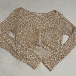 Colsie Tan and Pinkish Animal Print PJ Set Size M Photo 4