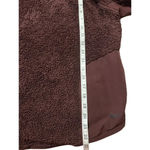 Nike  Fuzzy Hoodie Size Medium Maroon Hooded Sweatshirt Warm Swoosh Photo 5