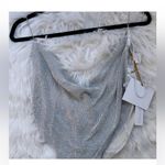 NWT house of Harlow x revolve rhinestone top Silver Size M Photo 1
