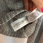 ZARA NWT silver metallic crops sweater small Photo 7
