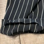 Coldwater Creek  women’s wide leg black and white striped pants Photo 3