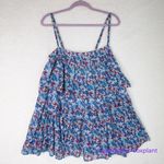 Free People New! FP One Talia Tunic Floral Tiered Sleeveless Top, size XL Photo 2