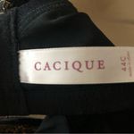 Cacique  Black Lacy Underwire Lightly Lined Bra 44C Sexy Flirty Girlie Photo 3