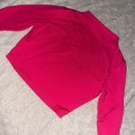 Amazon Pink Crop Top Hot Long Sleeve Photo 0
