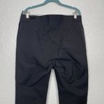 Kerrits Women L Black Cascade Waterproof Pants Pockets Full Leg Zip Equestrian Photo 8