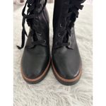 Naturalizer  Callie black leather‎ lace-uP heeled bootie boots 10 Photo 1