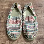 Sanuk  Printed Slip On Shoes Size 9 Photo 1